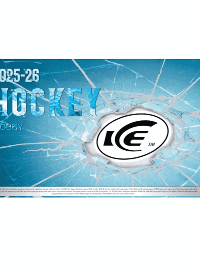 Ice hockey trading card box for 2025-26 Upper Deck Ice Hockey.