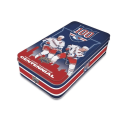 NY Rangers Centennial hockey card case with team logo and players.