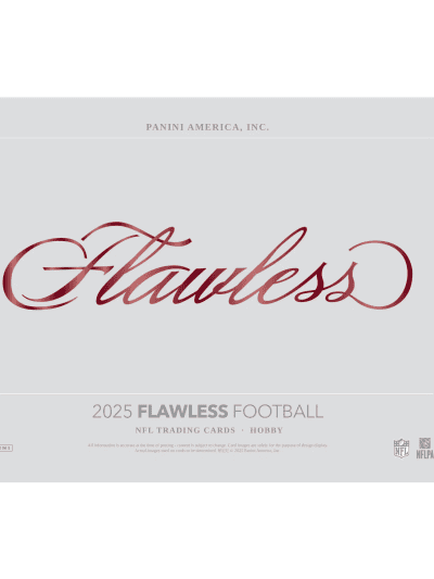 2025 Panini Flawless Football Hobby Box with logo and design.