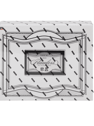 Panini Flawless 2025 football trading card box for collectors.
