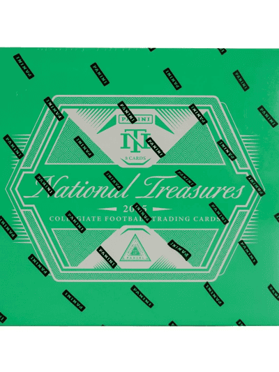 Panini National Treasures Collegiate Football Hobby Box for 2025.