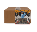 Box of 2025 Select memorabilia trading cards with athlete image and packaging details.