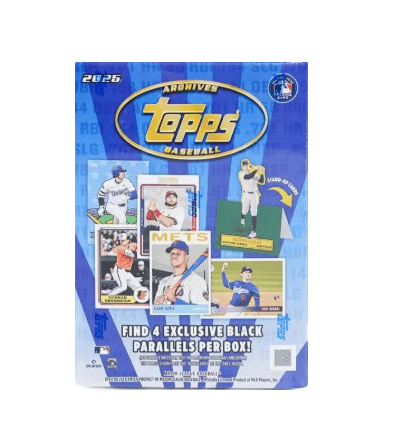 Topps Archives Baseball Blaster pack with exclusive black parallels.
