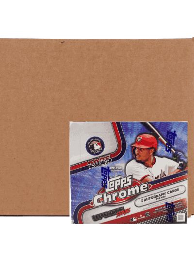 Baseball trading cards in a box for collectors and fans.
