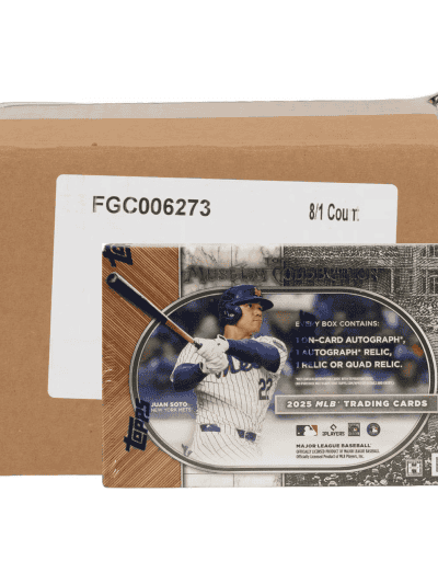 Baseball trading card featuring player Juan Soto in protective case.