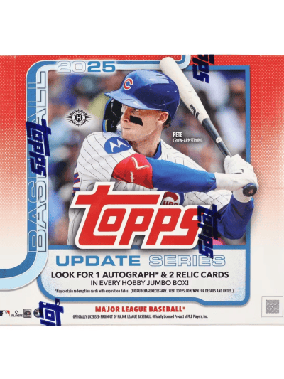 Baseball card pack from 2025 Topps Update Series with player Pete Crow-Armstrong.