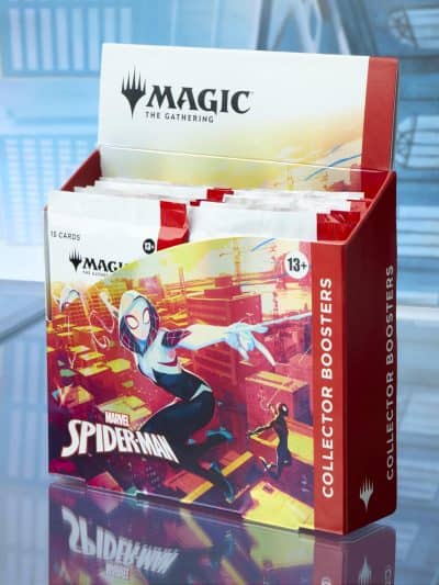 Collector Booster Box for Marvel's Spider-Man from Magic: The Gathering.