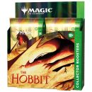 The Hobbit collector booster box with 12 packs and foil topper card.