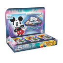 Topps Chrome Disney 2026 hobby box with Mickey Mouse and Winnie the Pooh.