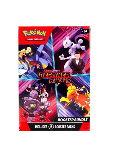 Pokemon Scarlet & Violet Destined Rivals Booster Bundle with 6 booster packs.