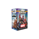 2026 Topps Chrome Marvel Blaster box with Marvel characters.