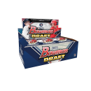 2025 Bowman Draft baseball hobby box with players and autographs.