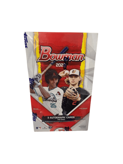 2023 Bowman Baseball Jumbo Box with young players on packaging.