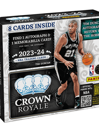Basketball trading card box with Tim Duncan autograph and NBA logo.