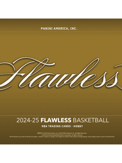 Panini Flawless Basketball 2024/25 box cover image.