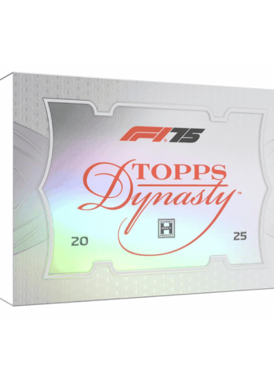 2025 Topps Dynasty Formula 1 hobby box for collectors.