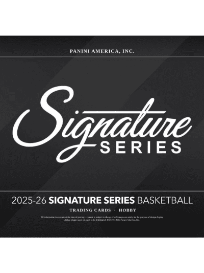 Panini Signature Series Basketball 2025/26 trading cards box.
