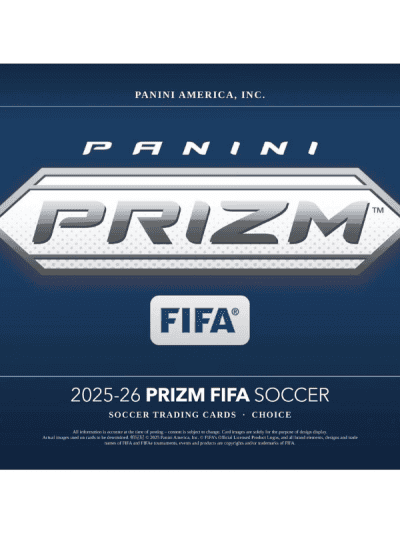 Panini Prizm FIFA Soccer trading card for 2025/26 season.