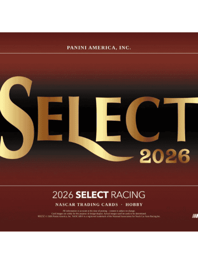 2026 Panini Select Racing Hobby Box for NASCAR trading cards.