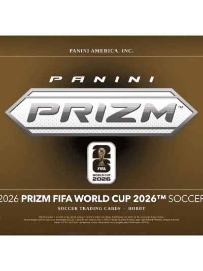 Panini Prizm FIFA World Cup 2026 Soccer trading card box.