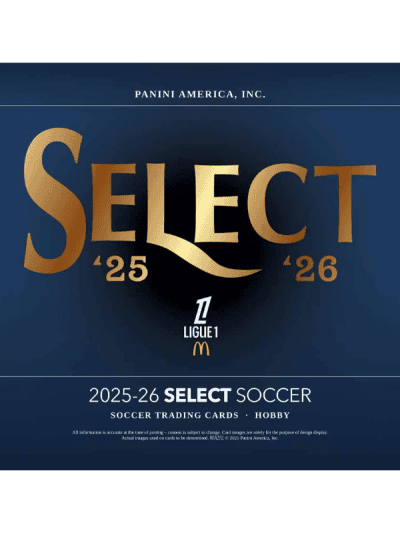 Panini Select 2025/26 Ligue 1 Soccer trading card for collectors.