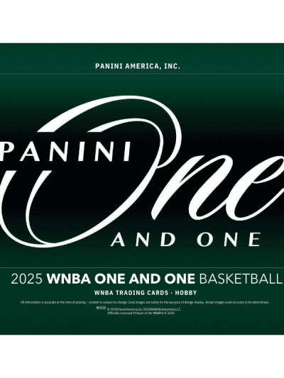 2025 Panini One and One WNBA basketball trading card image.