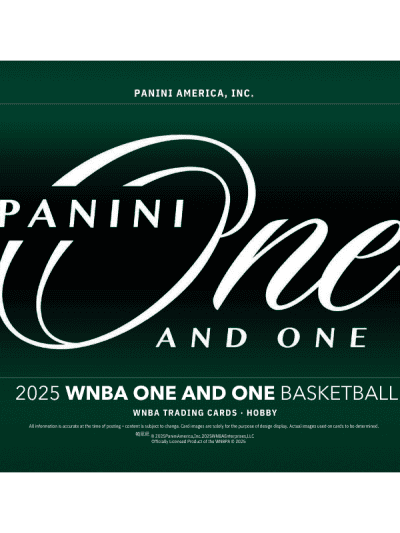 2025 Panini One and One WNBA basketball hobby box for collectors.