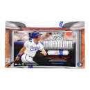 Baseball trading card box featuring a player in a Royals uniform.
