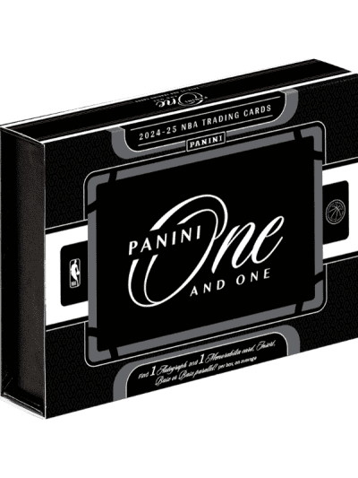 2024/25 Panini One & One NBA basketball trading card box.
