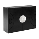 Black basketball display case with Panini Eminence logo for collectibles.
