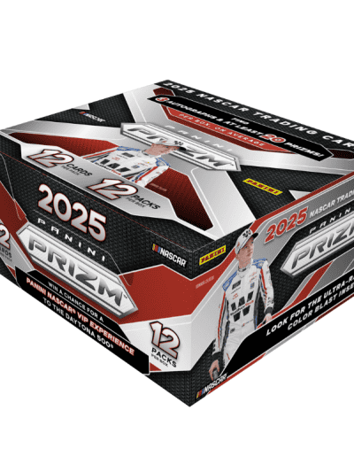2025 Panini Prizm Racing Hobby Box with NASCAR branding.