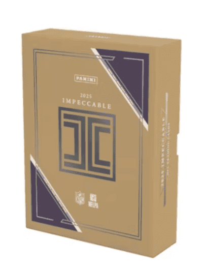 2025 Panini Impeccable Football Hobby Box for collectors.