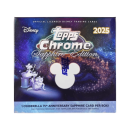 Disney Chrome Sapphire 2025 trading card box with Cinderella theme.