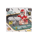 2025 NFL Panini Prizm Football trading card box with player image.