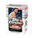 Topps Chrome Basketball Blaster box featuring Stephen Curry for 2024/25 season.