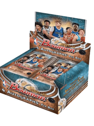 Basketball trading card box for 2025/26 Bowman series.