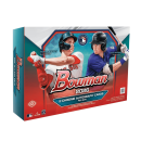 2026 Bowman Baseball trading card box with two autographed cards.