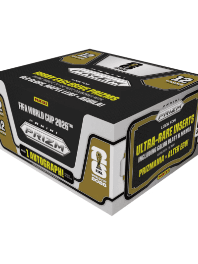 FIFA World Cup 2026 Panini Prizm soccer trading card box.