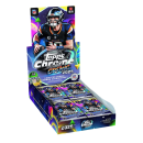 2025 Topps Cosmic Chrome Football booster pack display.