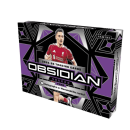 Panini Obsidian Soccer trading card box with player image and purple design.