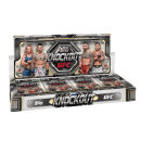 UFC Knockout 2026 trading card box with fighters on packaging.