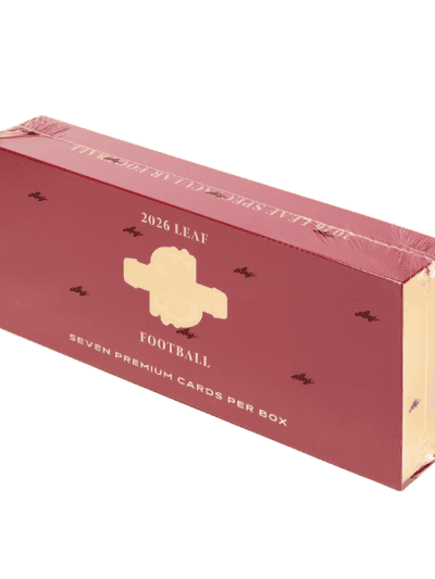 Football trading card box for 2026 Leaf Spectacular Football set.