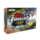 2026 Topps Finest Baseball card box with Dodgers player image.