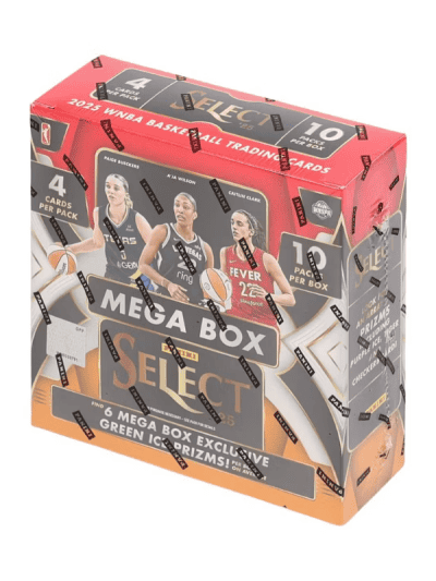 Panini Select WNBA basketball trading card mega box for collectors.