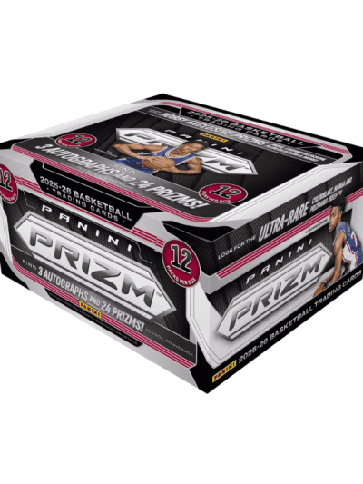 Panini Prizm Basketball 12-box case for 2025/26 season.