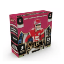 2025 Panini Select Football trading card box with player image.