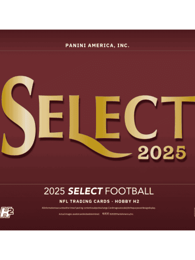 2025 Panini Select Football H2 trading card box for NFL fans.