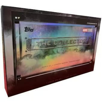 Marvel The Collector Hobby Box display at Mcollectors.