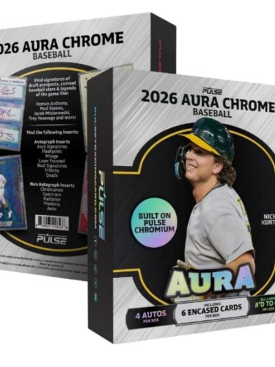 2026 Pulse Aura Chrome Baseball Hobby Box (Presell)