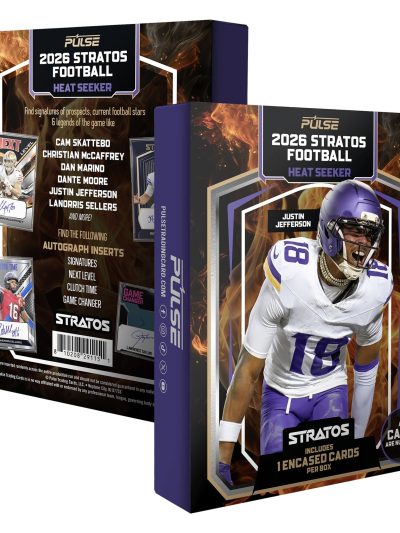 2026 Pulse Stratos Football Hobby Heat Seeker Box (Presell)
